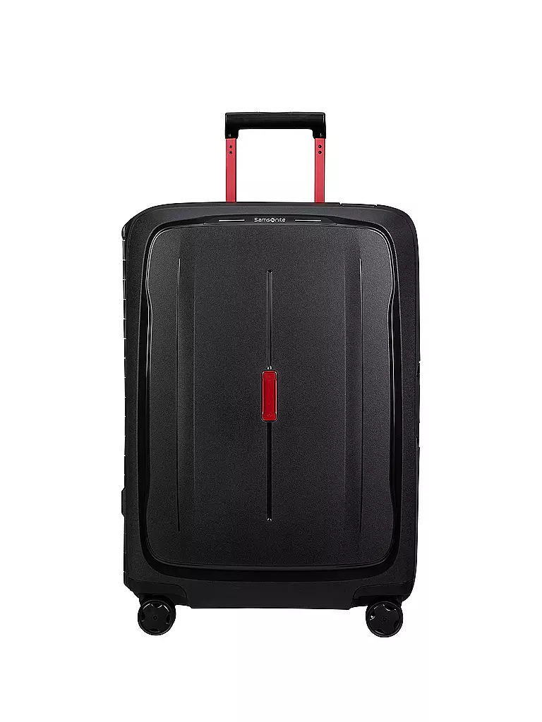 SAMSONITE | Trolley ESSENS SPINNER 69cm charcoal/red | Negro