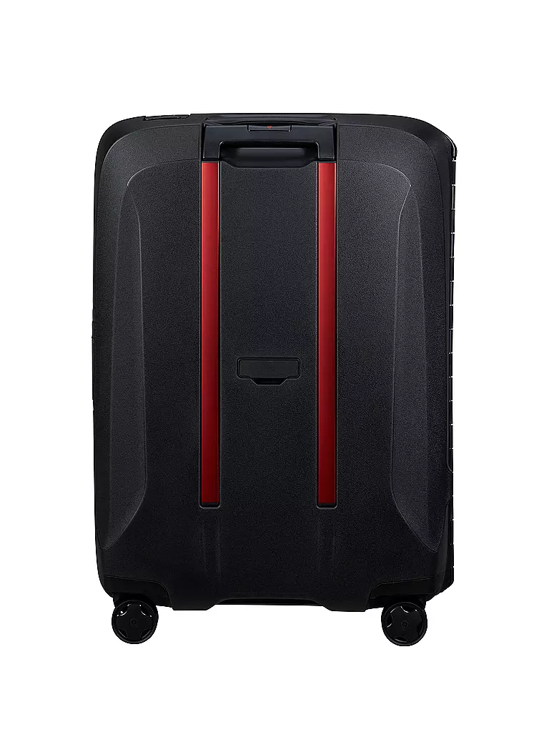 SAMSONITE | Trolley ESSENS SPINNER 69cm charcoal/red | Negro