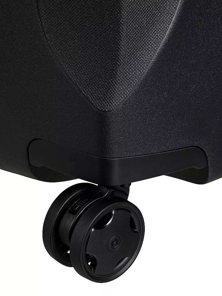 SAMSONITE | Trolley ESSENS SPINNER 69cm charcoal/red | Negro