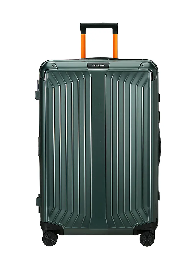 SAMSONITE | Trolley LITE BOX ALU™" 75cm Sage / Orange | Verde oscuro