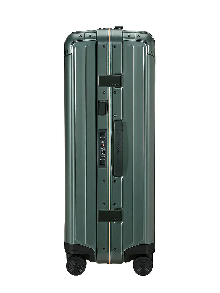 SAMSONITE | Trolley LITE BOX ALU™" 75cm Sage / Orange | Verde oscuro