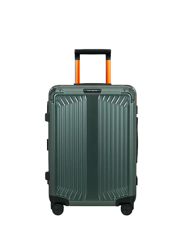 SAMSONITE | Trolley Lite-Box Alu™ 55cm Salvia / Naranja | Verde oscuro