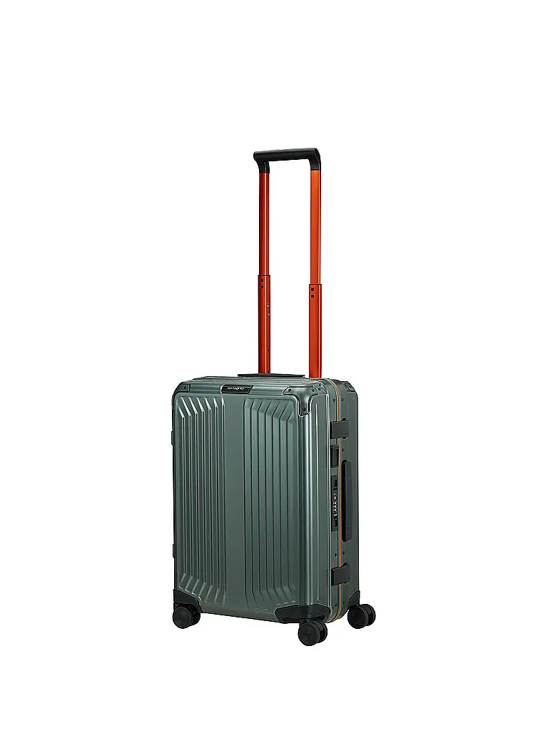 SAMSONITE | Trolley Lite-Box Alu™ 55cm Salvia / Naranja | Verde oscuro