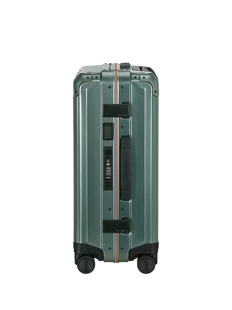 SAMSONITE | Trolley Lite-Box Alu™ 55cm Salvia / Naranja | Verde oscuro