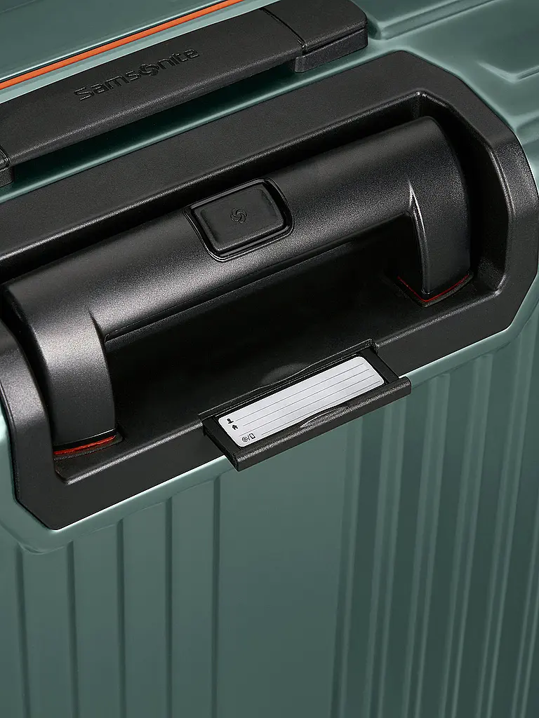 SAMSONITE | Trolley Lite-Box Alu™ 55cm Salvia / Naranja | Verde oscuro