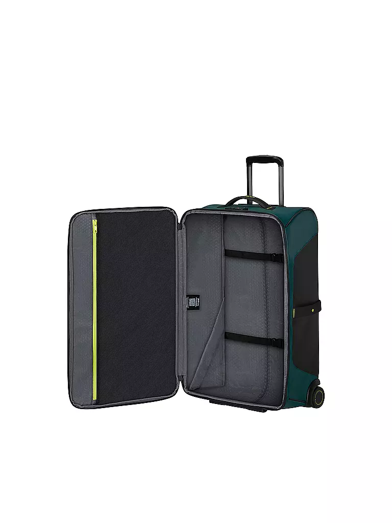 SAMSONITE | Trolley mit Rollen Ecodiver 67cm Dark Teal/Lime | Petróleo