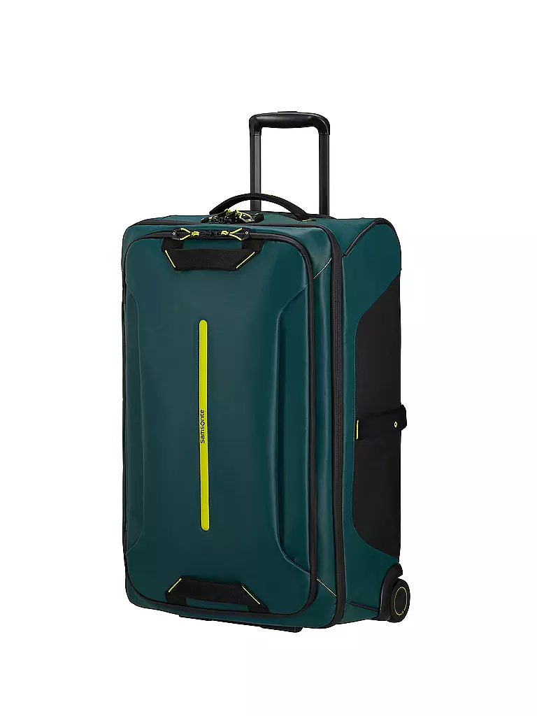 SAMSONITE | Trolley mit Rollen Ecodiver 67cm Dark Teal/Lime | Petróleo
