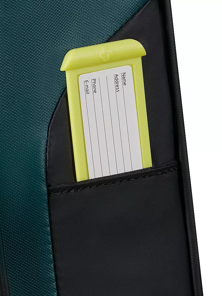 SAMSONITE | Trolley mit Rollen Ecodiver 67cm Dark Teal/Lime | Petróleo