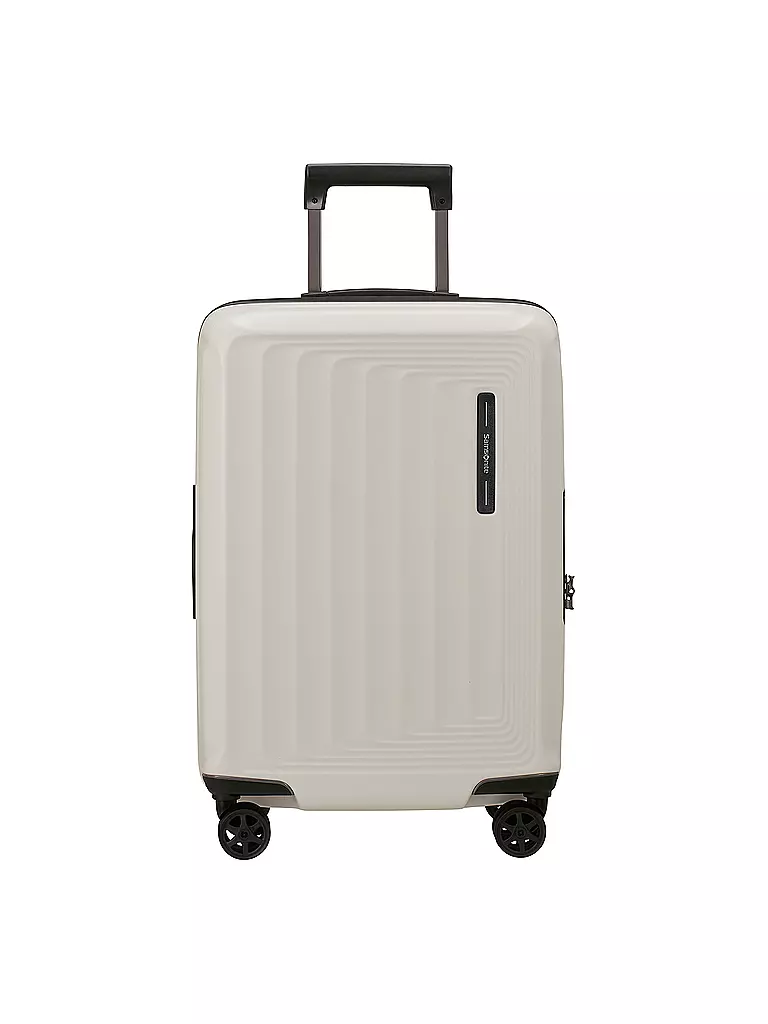 SAMSONITE | Trolley NUON SPINNER 55cm expandible cuarzo mate | Blanco