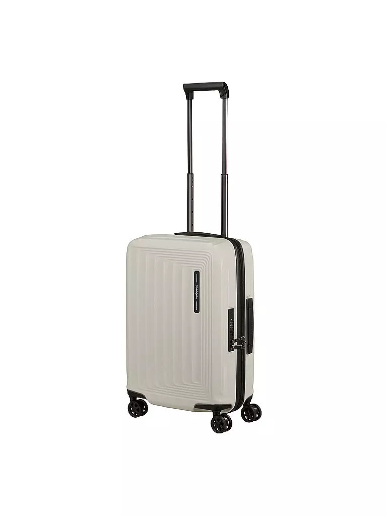 SAMSONITE | Trolley NUON SPINNER 55cm expandible cuarzo mate | Blanco