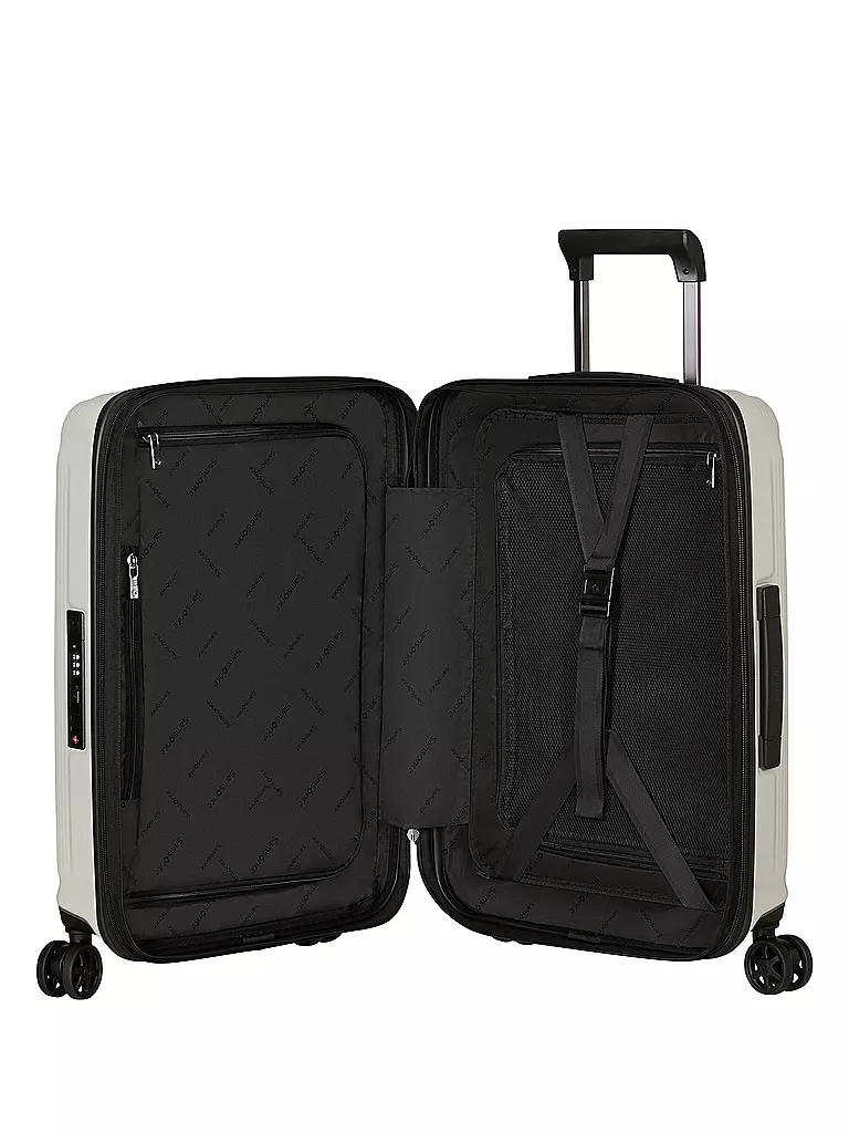 SAMSONITE | Trolley NUON SPINNER 55cm expandible cuarzo mate | Blanco