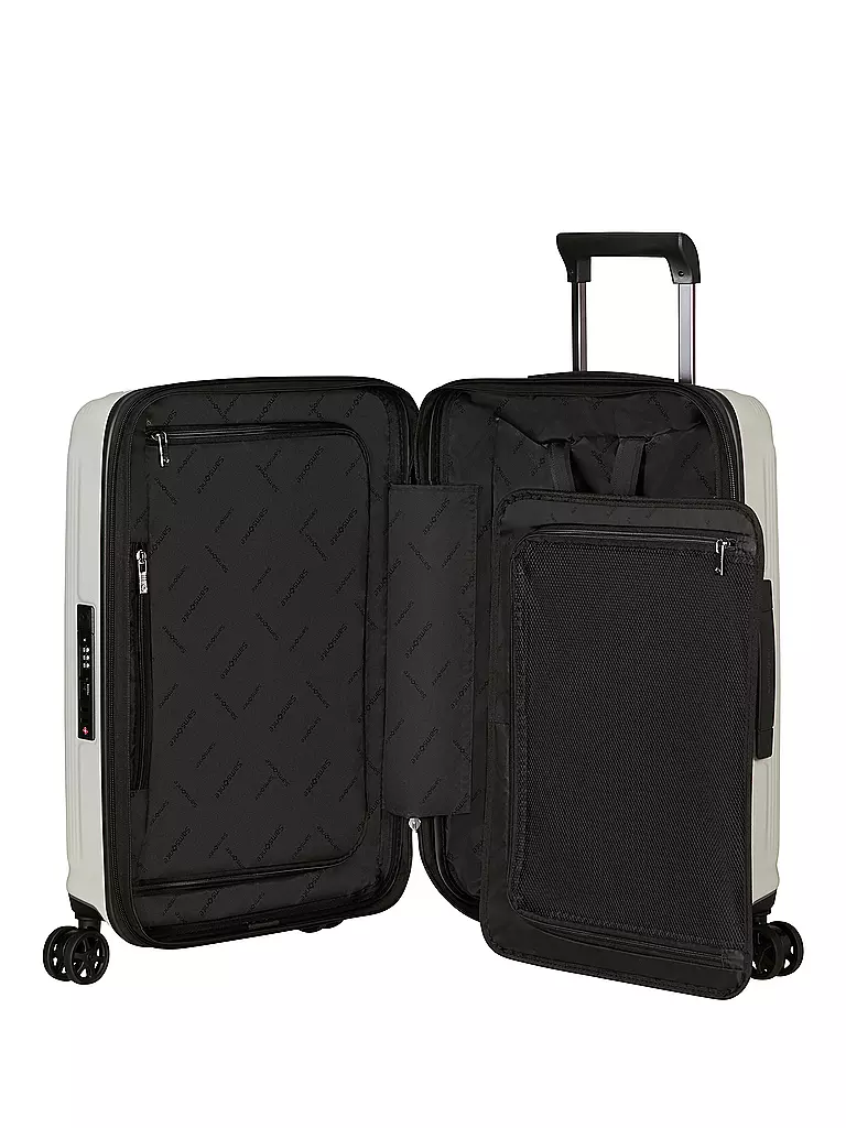 SAMSONITE | Trolley NUON SPINNER 55cm expandible cuarzo mate | Blanco