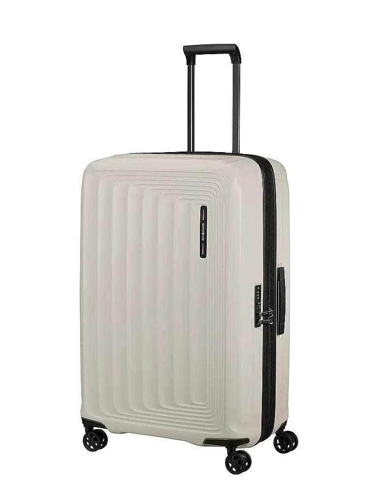 SAMSONITE | Trolley NUON SPINNER 75cm expandible cuarzo mate | Blanco