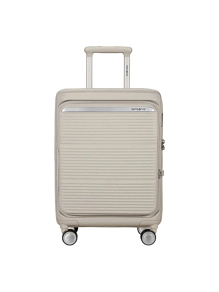 SAMSONITE | Trolley PARALUX SPINNER 55cm expandible Stone Grey | Crema