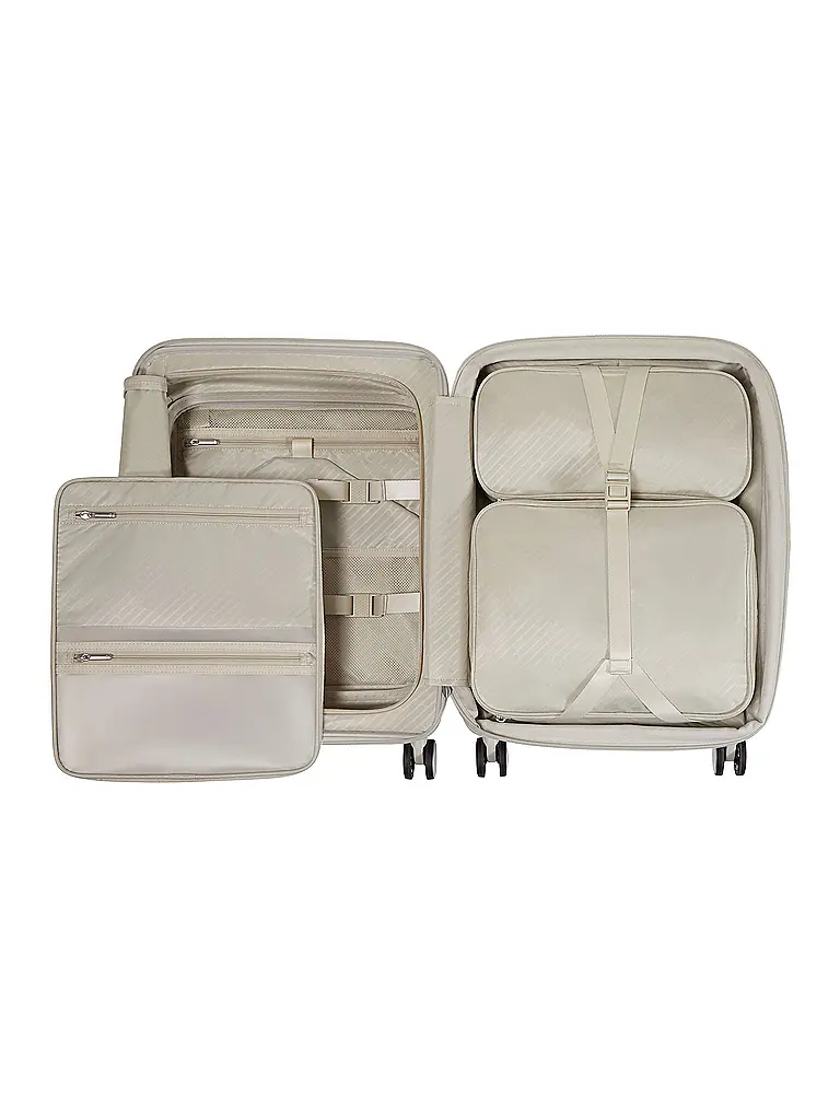 SAMSONITE | Trolley PARALUX SPINNER 55cm expandible Stone Grey | Crema