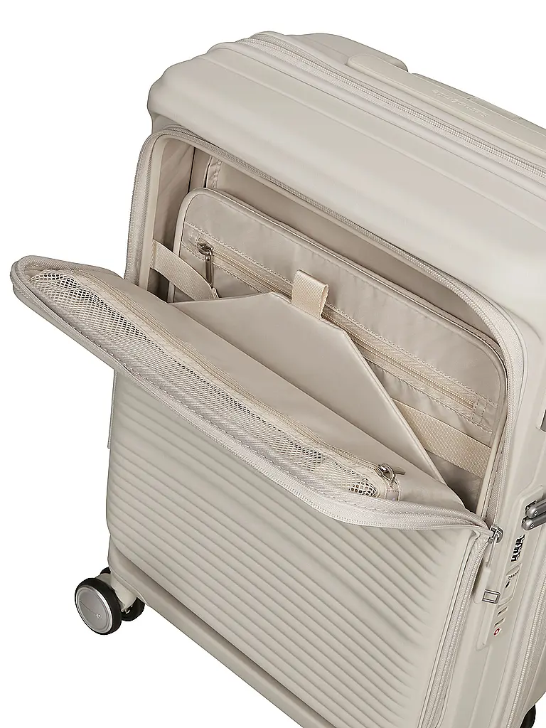 SAMSONITE | Trolley PARALUX SPINNER 55cm expandible Stone Grey | Crema
