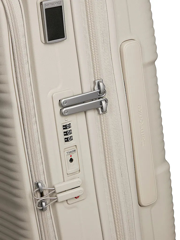 SAMSONITE | Trolley PARALUX SPINNER 55cm expandible Stone Grey | Crema