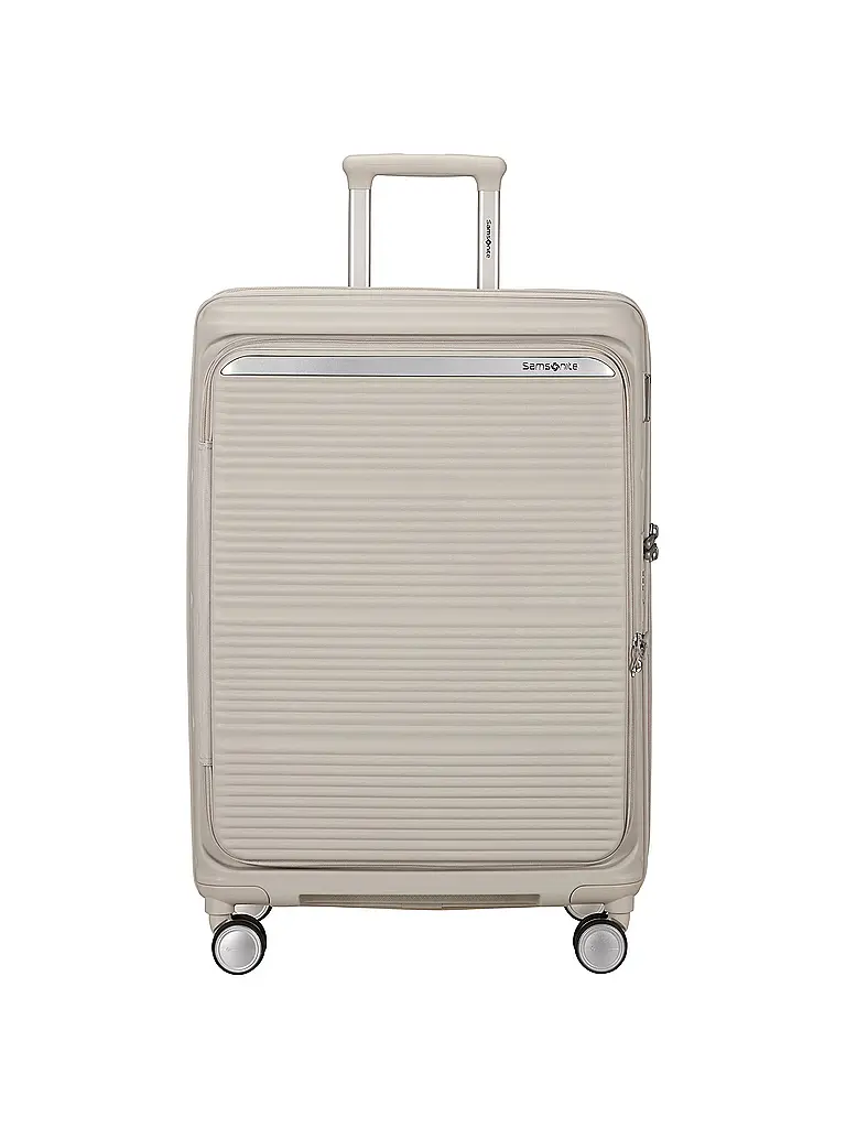 SAMSONITE | Trolley PARALUX SPINNER 67cm expandible Stone Grey | Crema