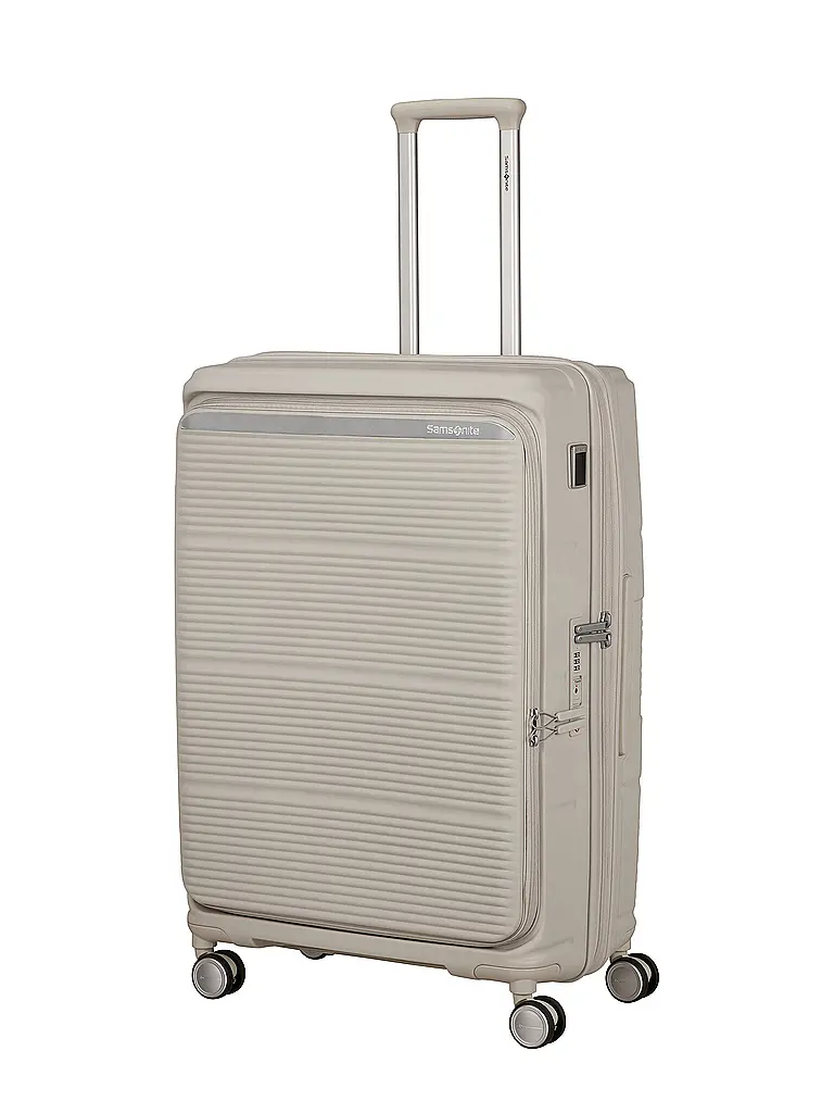 SAMSONITE | Trolley PARALUX SPINNER 75cm expandible Stone Grey | Crema