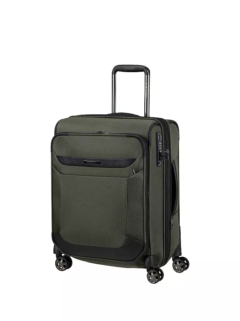 SAMSONITE | Trolley PRO-DLX 6 55cm expandible Green | olive