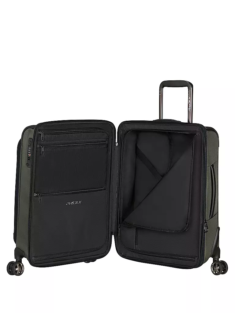 SAMSONITE | Trolley PRO-DLX 6 55cm expandible Green | olive