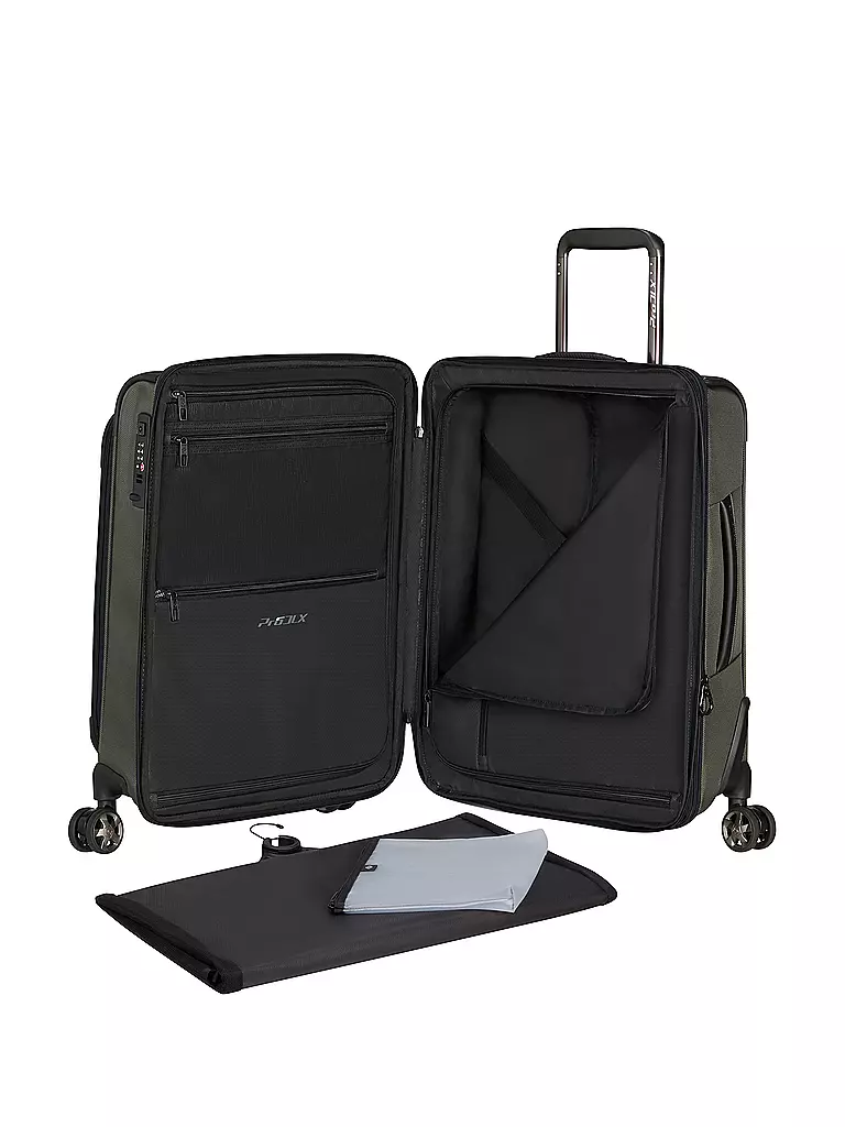 SAMSONITE | Trolley PRO-DLX 6 55cm expandible Green | olive