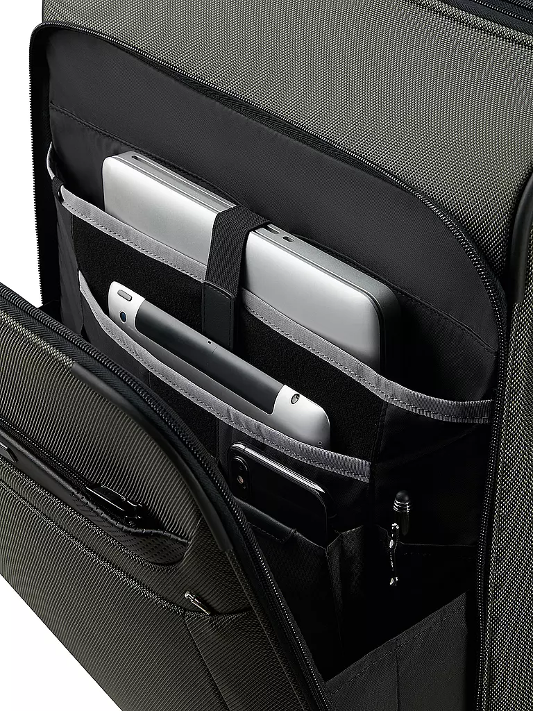 SAMSONITE | Trolley PRO-DLX 6 55cm expandible Green | olive