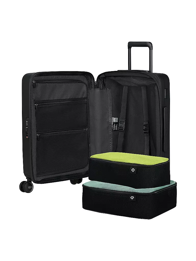 SAMSONITE | Trolley RESTACKD SPINNER 55cm expandible negro | Negro