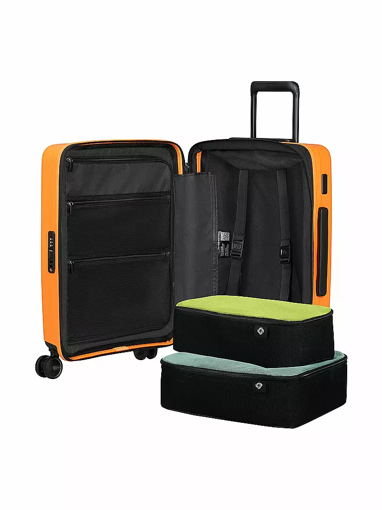 SAMSONITE | Trolley RESTACKD SPINNER 55cm expandible papaya | Naranja