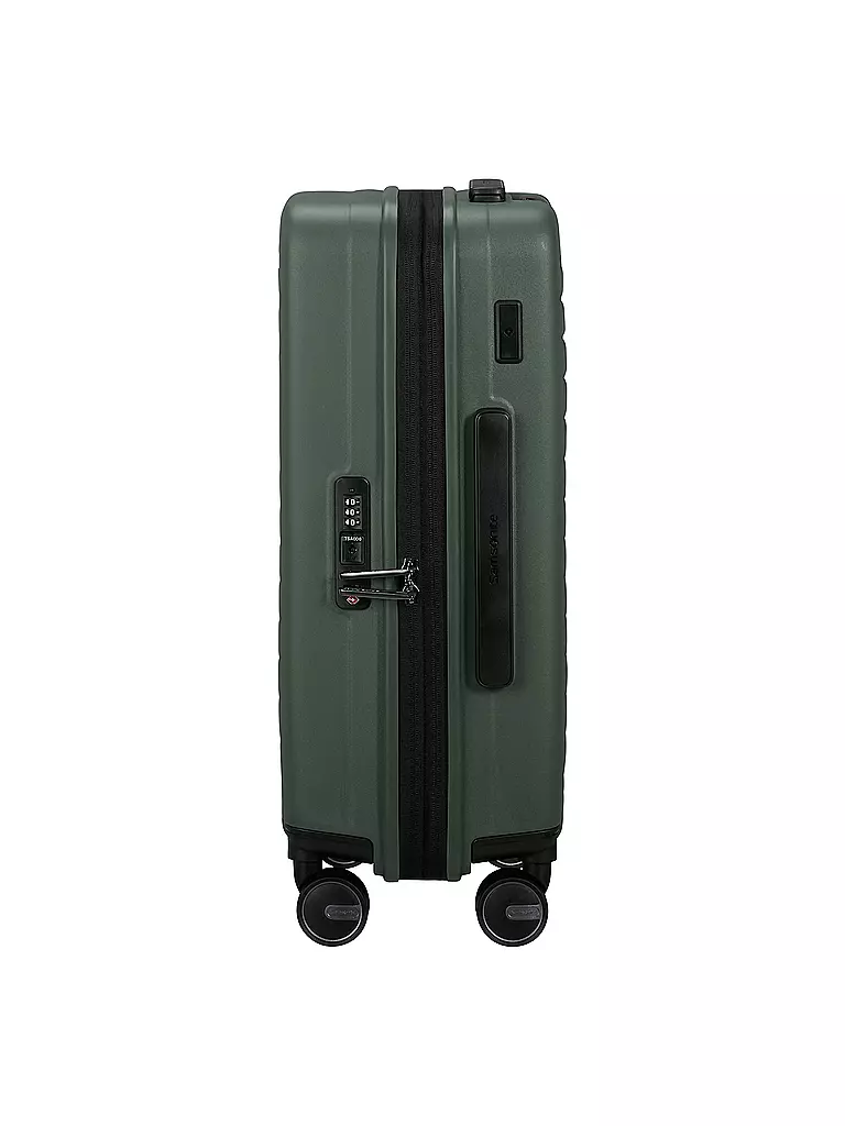 SAMSONITE | Trolley RESTACKD SPINNER 55cm expandible salvia | Verde oscuro