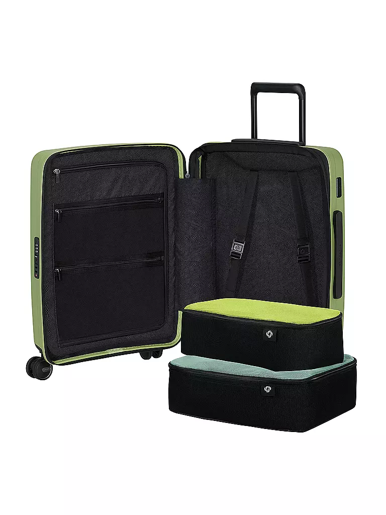 SAMSONITE | Trolley RESTACKD SPINNER 55cm expandible wasabi | Verde claro
