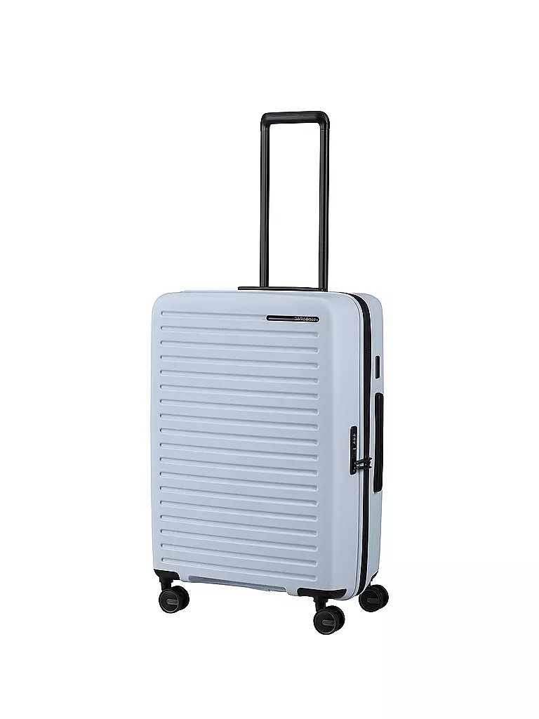 SAMSONITE | Trolley RESTACKD SPINNER 68cm expandible Glacier | Azul claro