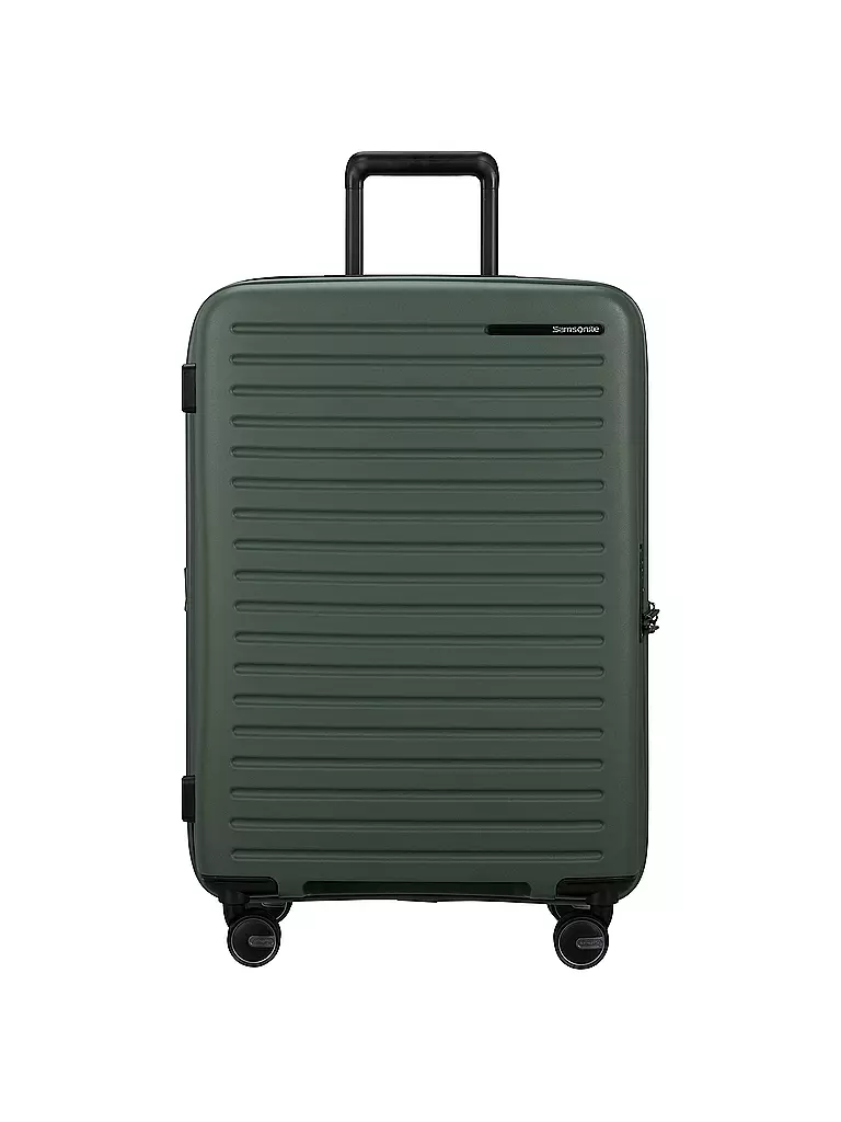SAMSONITE | Trolley RESTACKD SPINNER 68cm expandible sage | dunkelgrün