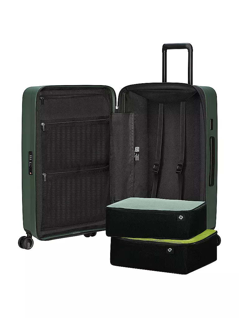 SAMSONITE | Trolley RESTACKD SPINNER 68cm expandible sage | 