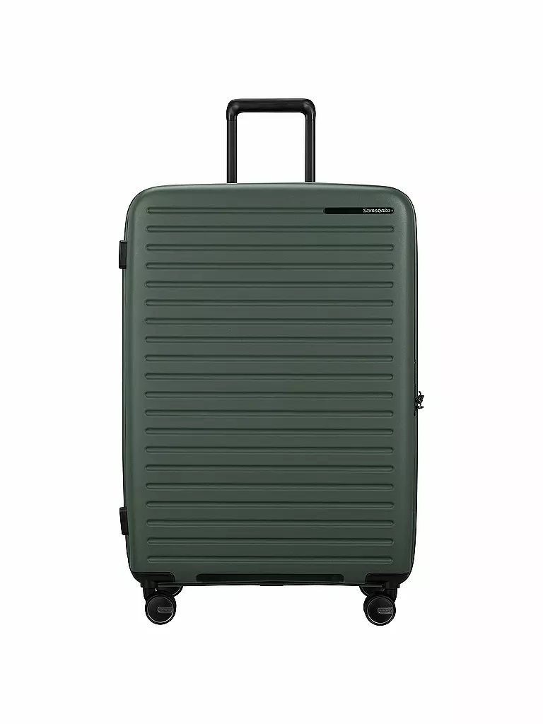 SAMSONITE | Trolley RESTACKD SPINNER 75cm expandible salvia | dunkelgrün