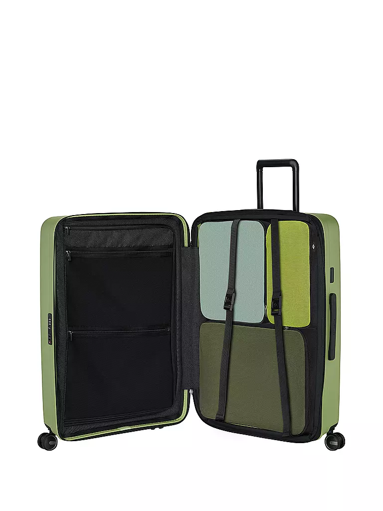 SAMSONITE | Trolley RESTACKD SPINNER 75cm expandible Wasabi | Verde claro