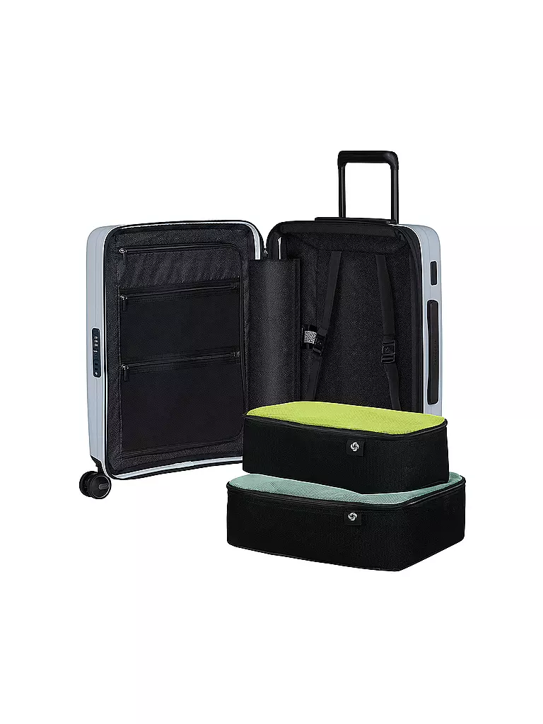 SAMSONITE | Trolley RESTACKED SPINNER 55cm expandible glacier | Azul claro