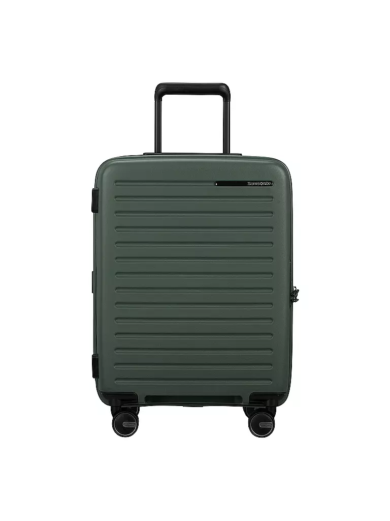 SAMSONITE | Trolley RESTACKED SPINNER 55cm expandible sage | dunkelgrün