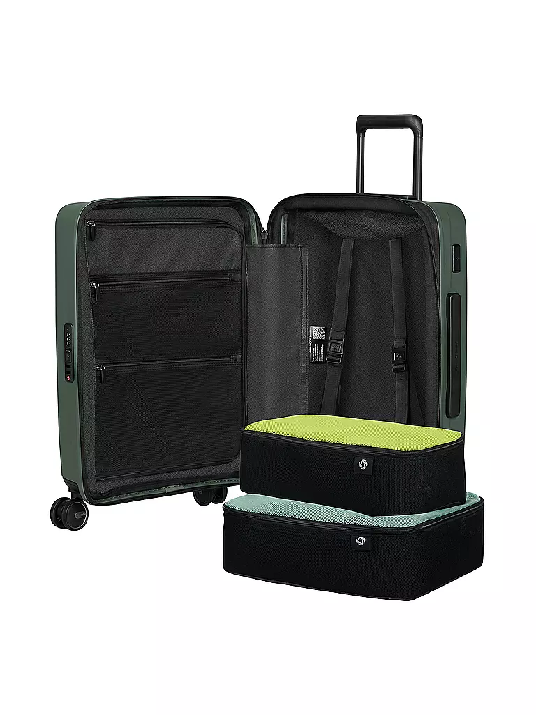 SAMSONITE | Trolley RESTACKED SPINNER 55cm expandible sage | 