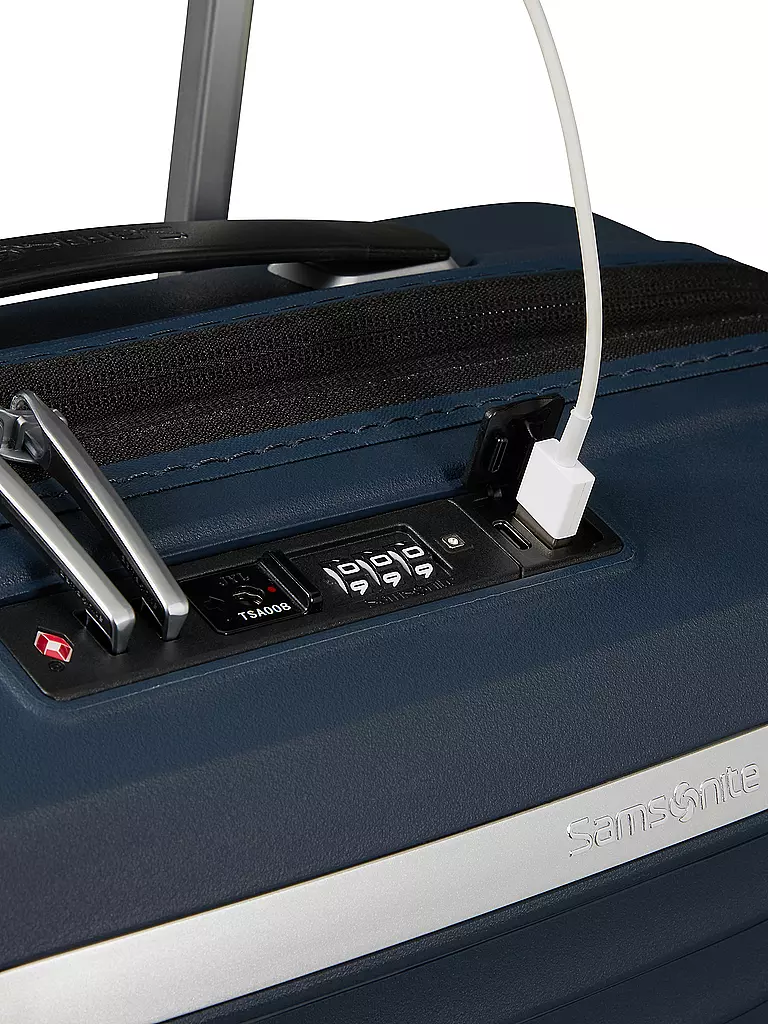 SAMSONITE | Trolley UPSCAPE SPINNER 55cm expandible Blue Nights | 