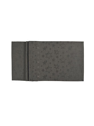 SANDER | Tischläufer navideño Cosmo 40x100cm Antracita