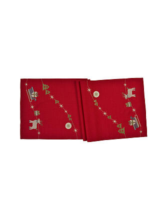 SANDER | Camino de mesa navideño 50x150cm DEER Rojo