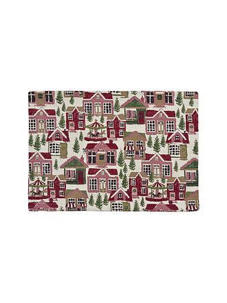 SANDER | Mantel individual navideño 35x50cm VILLA Rojo/Verde