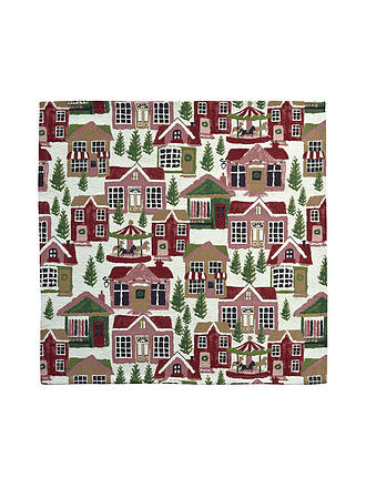 SANDER | Camino de mesa navideño 50x140cm VILLAGRANDE Rojo/Verde