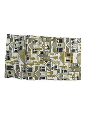 SANDER | Camino de mesa navideño 50x140cm VILLAGRANDE Taupe/Geige