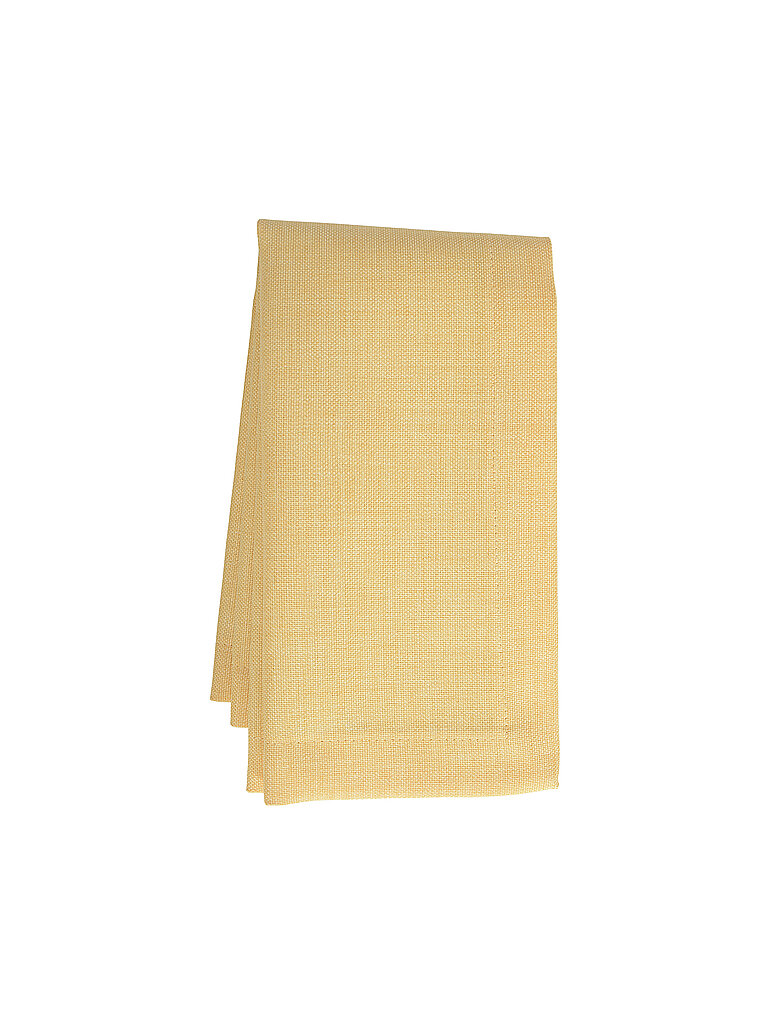 SANDER Mantel de mesa LOFT UNI rectangular 150x300cm Miel amarillo