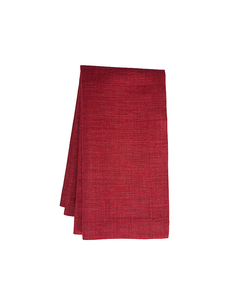 Sander Mantel de mesa LOFT UNI redondo 170cm burdeos rojo