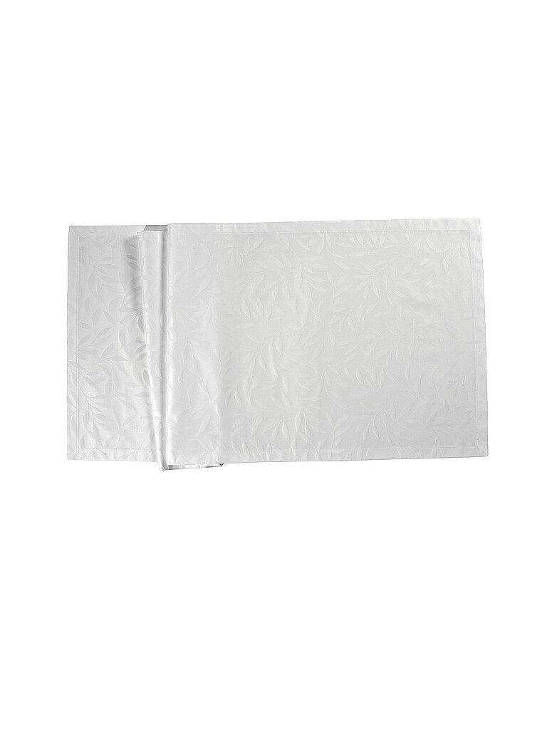 Tischläufer COMO DAMAST 50x140cm Blanco blanco