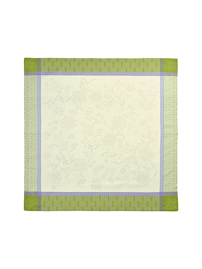 Mitteldecke 100x100cm CLAUDE Crema verde