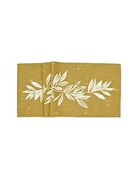 SANDER | Camino de mesa BIG LEAVES 50x140cm Honey | Camel